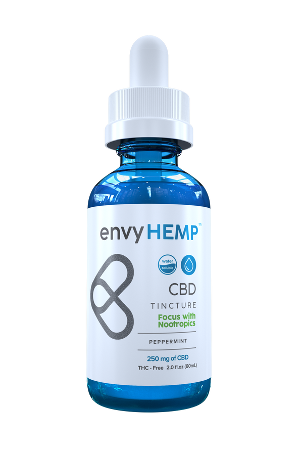 Focus with Nootropics Water-Soluble CBD Tincture 250 MG