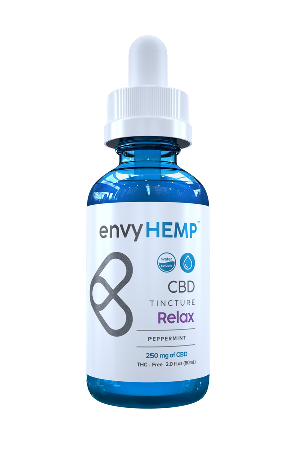 Relax Water-Soluble CBD Tincture 250 MG
