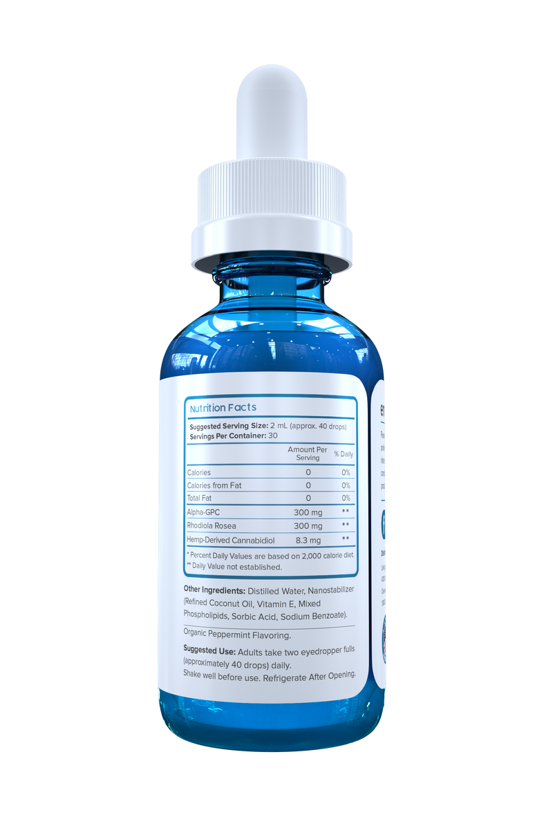 Focus with Nootropics Water-Soluble CBD Tincture 250 MG