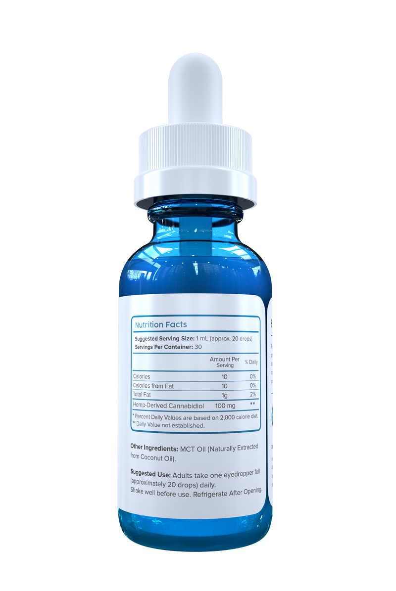 Pure CBD in MCT Oil Tincture 3000 MG