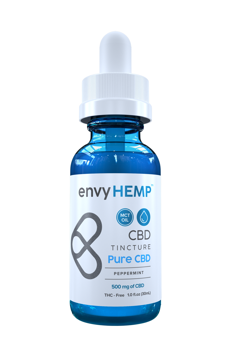 Pure CBD in MCT Oil Tincture 500 MG