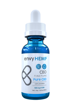 Pure CBD in MCT Oil Tincture 500 MG